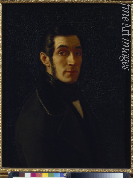 Sacharow (Tschetschenez) Pjotr Sacharowitsch - Porträt von Fjodor Iwanowitsch Inosemzew (1802–1869)