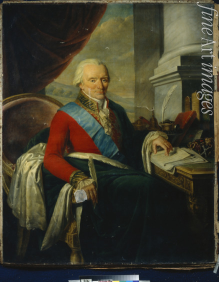 Courteille Nicolas de - Portrait of Prince Mikhail Mikhailovich Shcherbatov (1733-1790)