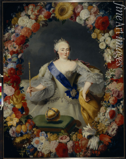 Prenner Georg Kaspar von - Porträt von Kaiserin Elisabeth I. von Russland (1709-1762)