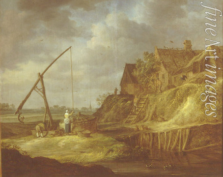 Goyen Jan Josefsz van - Landschaft mit Ziehbrunnen