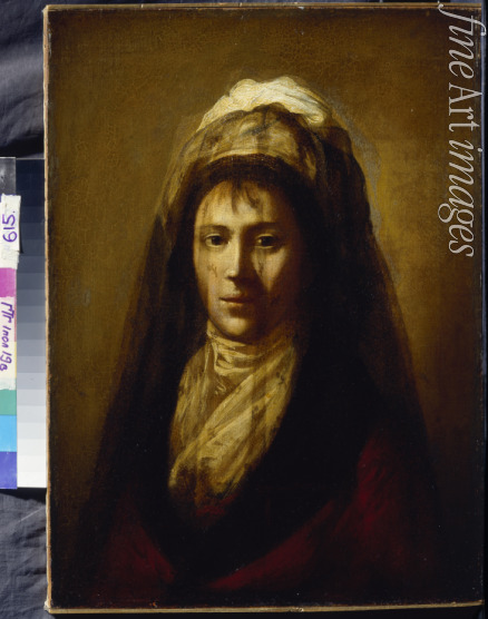 Tonci Salvatore - Porträt von Gräfin Jekaterina Petrowna Rostoptschina (1776-1859) mit Schleier