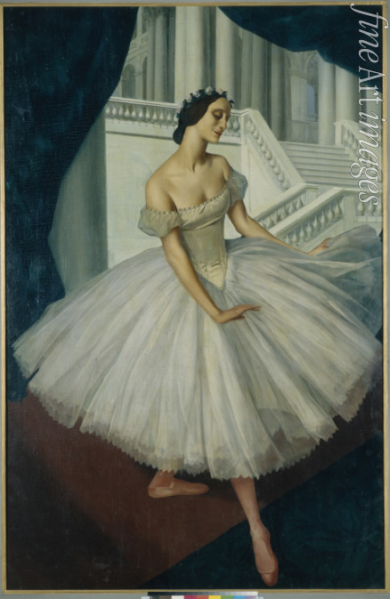 Yakovlev Alexander Yevgenyevich - Portrait of the ballerina Anna Pavlova (1881-1931)