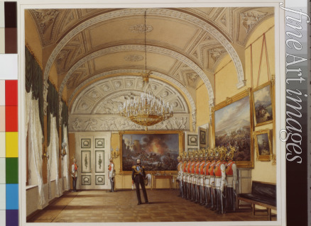 Hau Eduard - Interiors of the Winter Palace. The Guardroom