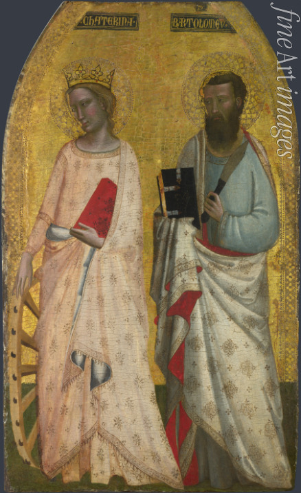 Ghissi Francescuccio - Heilige Katharina und Bartholomäus