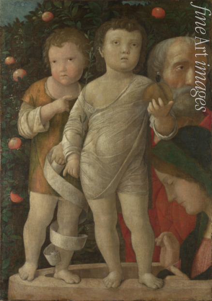 Mantegna Andrea - Die Heilige Familie mit dem Johannesknaben