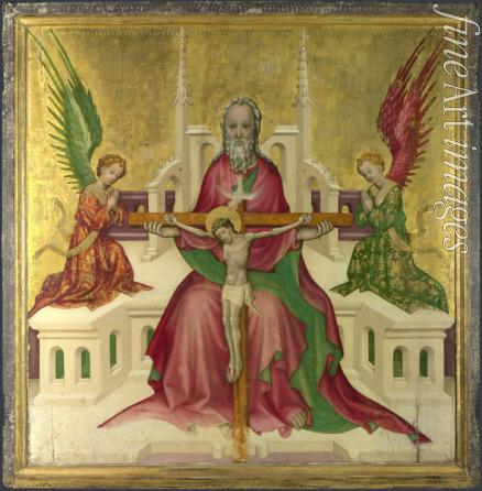 Austrian master - The Trinity with Christ Crucified