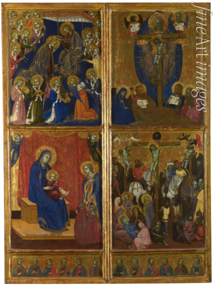 Barnaba da Modena - Die Marienkrönung. Trinität. Madonna und Kind. Die Kreuzigung. Die Zwölf Apostel