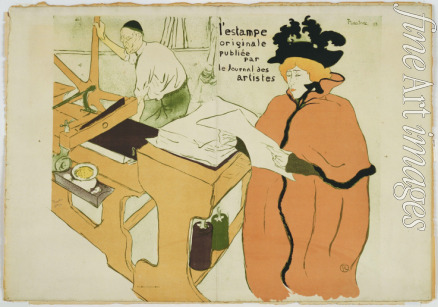 Toulouse-Lautrec Henri de - Titelseite für die Mappe L'Estampe originale