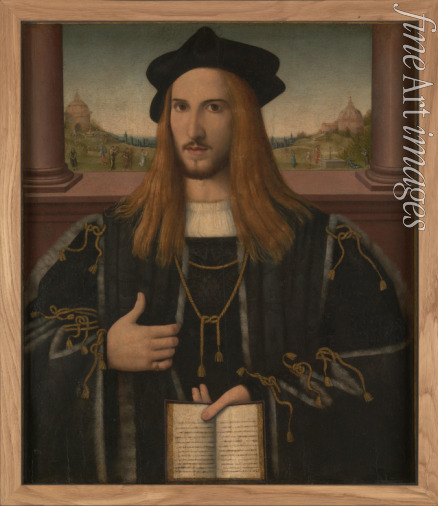 Loschi Bernardino - Porträt von Alberto Pio