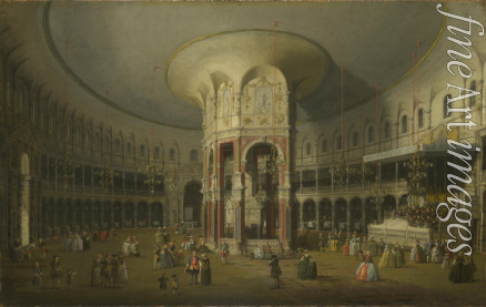Canaletto - London: Interieur der Rotunde in Ranelagh Gardens