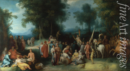 Haarlem Cornelis Cornelisz. van - Die Predigt des Johannes des Täufers