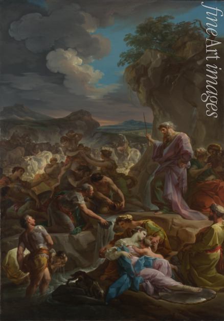 Giaquinto Corrado - Moses striking the Rock