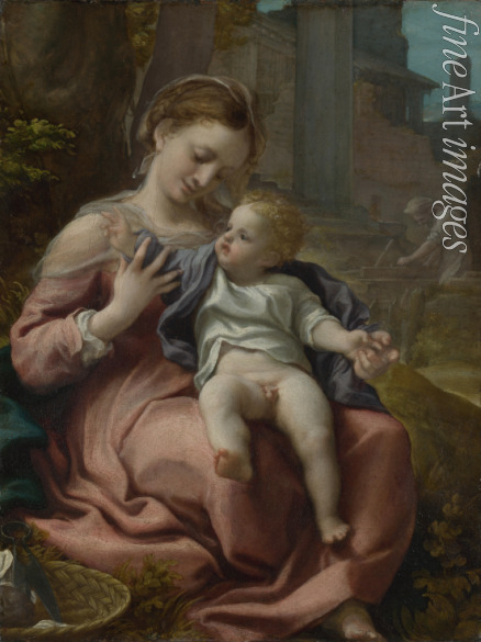 Correggio - Die Madonna mit dem Korb