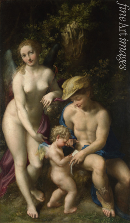 Correggio - Venus mit Merkur und Cupido (Die Schule der Liebe)