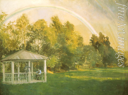Somov Konstantin Andreyevich - Landscape with a rainbow