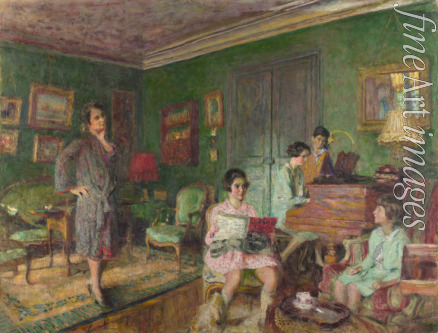 Vuillard Édouard - Madame André Wormser and her Children