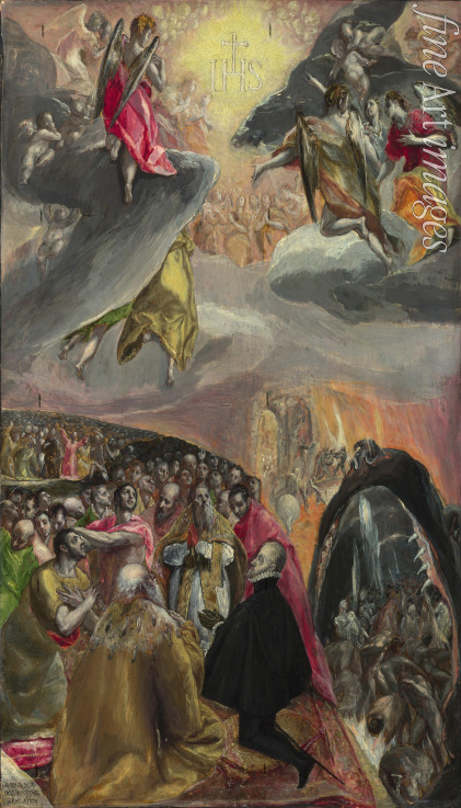 El Greco Dominico - Die Anbetung des Namen Jesus