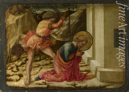 Lippi Fra Filippo - Die Enthauptung des heiligen Jakobus des Älteren (Predella des Altarbildes der Santa Trinità von Pistoia)