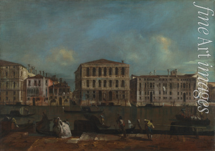 Guardi Francesco - Venedig. Canal Grande mit Palazzo Pesaro
