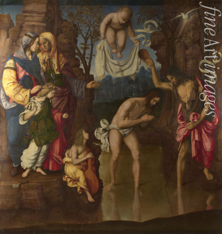 Zaganelli Francesco - Die Taufe Christi