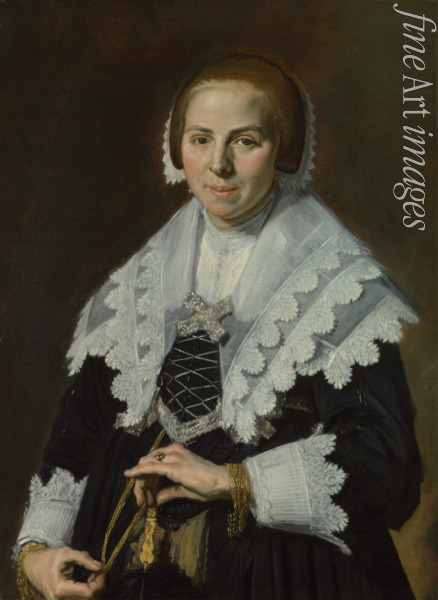 Hals Frans I. - Bildnis einer Frau mit Fächer