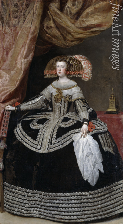 Velàzquez Diego - Porträt von Maria Anna von Österreich (1634-1696)