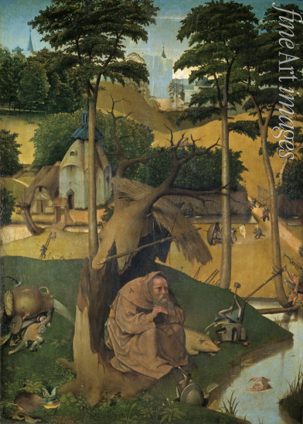 Bosch Hieronymus - Die Versuchung des heiligen Antonius