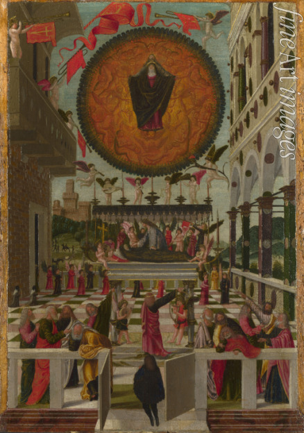 Gerolamo da Vicenza - Das Entschlafen der Gottesmutter und Mariä Himmelfahrt