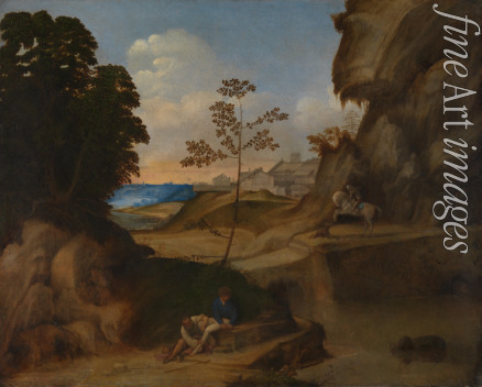 Giorgione - Der Sonnenuntergang (Il Tramonto)