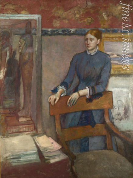 Degas Edgar - Hélène Rouart im Arbeitszimmer ihres Vaters