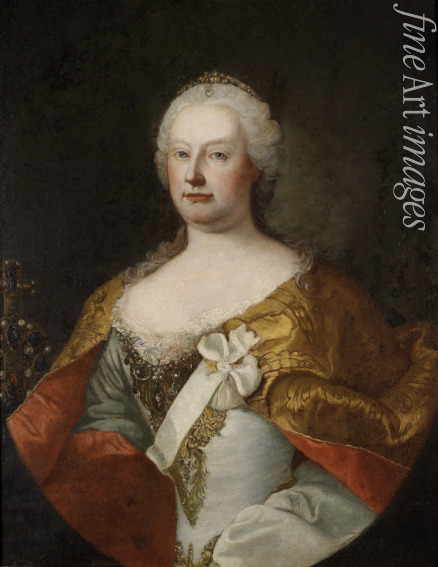 Mijtens (Meytens) Martin van the Younger - Portrait of Empress Maria Theresia of Austria (1717-1780)