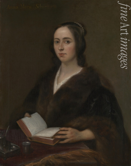 Lievens Jan - Portrait of Anna Maria van Schurman (1607-1678)