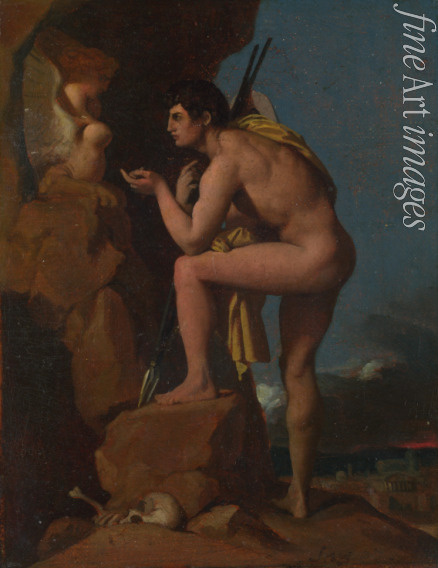 Ingres Jean Auguste Dominique - Oedipus and the Sphinx