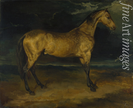 Géricault Théodore - A Horse frightened by Lightning