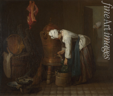 Chardin Jean-Baptiste Siméon - La Fontaine (The Water Cistern)