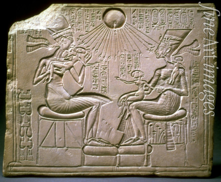 Altägyptische Kunst - Die königliche Familie: Echnaton, Nofretete und ihre Kinder
