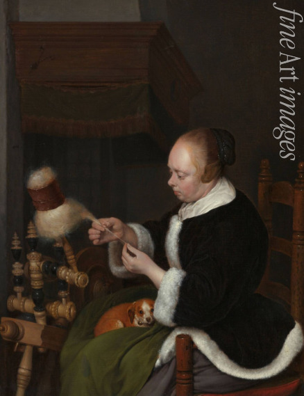 Ter Borch Gerard the Younger - The spinner