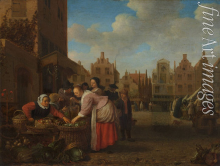 Sorgh Hendrik Maertensz - View of the Great Market in Rotterdam