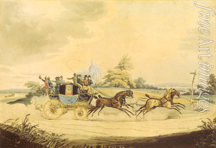 Havell Robert I - A stagecoach