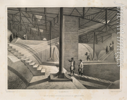 Montferrand Auguste de - Teil des Gewölbes und der Dachkonstruktion aus Eisen (Aus: Der Bau der Isaakskathedrale)