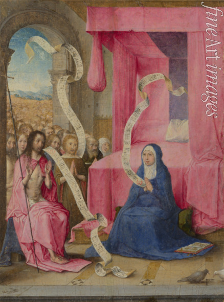 Juan de Flandes - Christus erscheint der Muttergottes