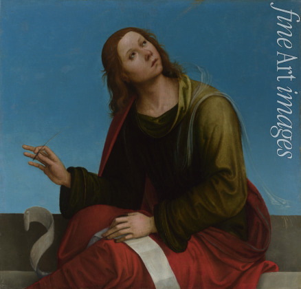 Costa Lorenzo - Saint John the Evangelist (High Altarpiece, Oratory of S. Pietro in Vincoli)