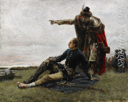 Cederström Gustaf - Karl XII. von Schweden und Iwan Masepa nach der Schlacht von Poltawa
