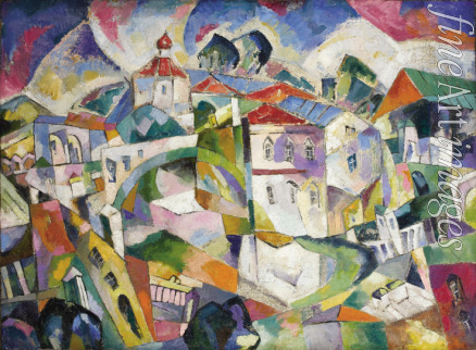 Lentulov Aristarkh Vasilyevich - Cubist Cityscape
