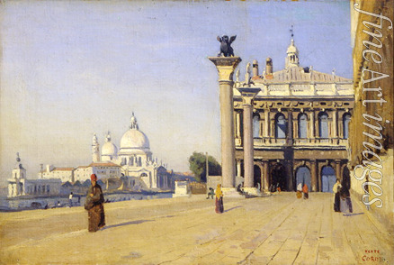 Corot Jean-Baptiste Camille - Morning in Venice