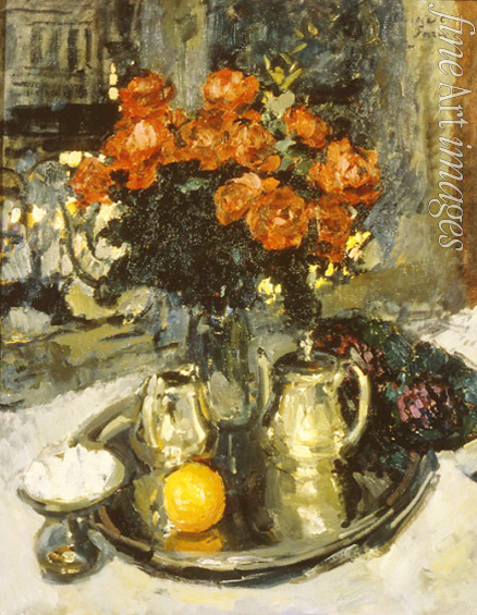 Korovin Konstantin Alexeyevich - Roses and violets