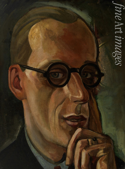 Sudeikin Sergei Jurjewitsch - Porträt von Komponist Sergei Prokofjew (1891-1953)