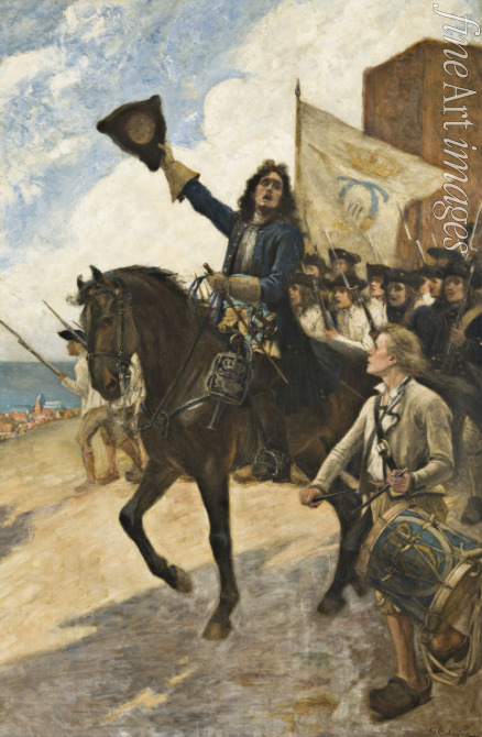 Cederström Gustaf - Magnus Stenbock in the Battle of Helsingborg