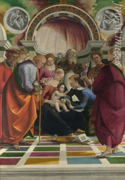 Signorelli Luca - The circumcision of Christ