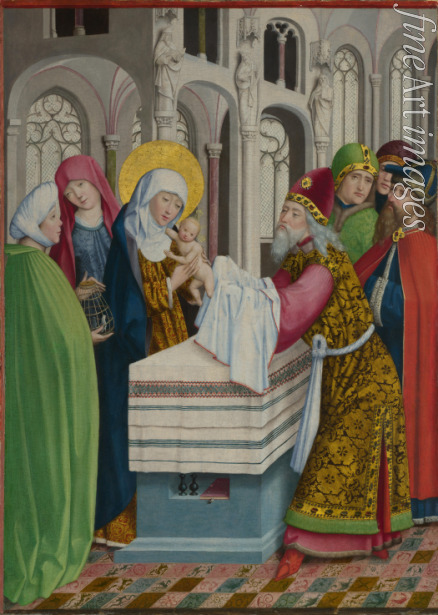 Meister von Liesborn - Die Darbringung Christi im Tempel (Aus dem Liesborner Altar)